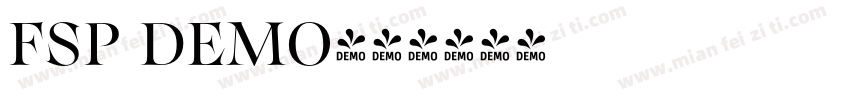 FSP DEMO字体转换